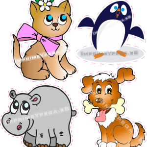 VINILOS ANIMALES INFANTILES PACK1