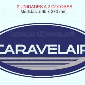 VINILO CARAVELAIR A DOS COLORES
