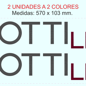 Vinilos para autocaravanas GIOTTI LINE a dos colores