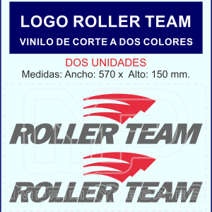 Vinilos para Autocaravana ROLLER TEAM en dos colores, rojo y gris.