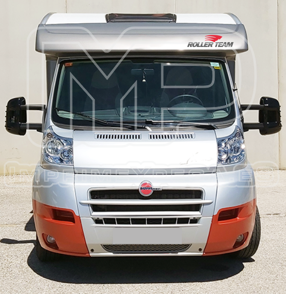 Vinilos para Autocaravana ROLLER TEAM a dos colores Rojo y Gris.